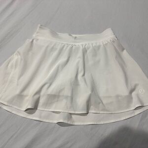 Lululemon White Tennis Skort Athletic Golf Running Skirt Women’s Size 6